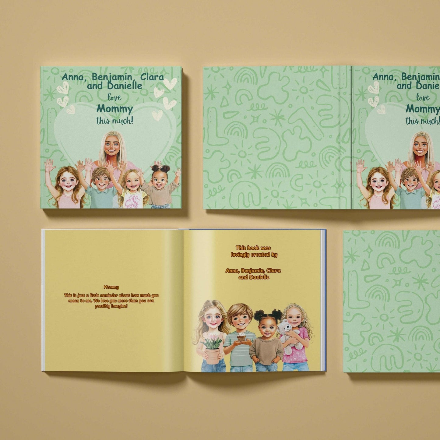 We Love Mommy and Daddy This Much! (2–4 Children)