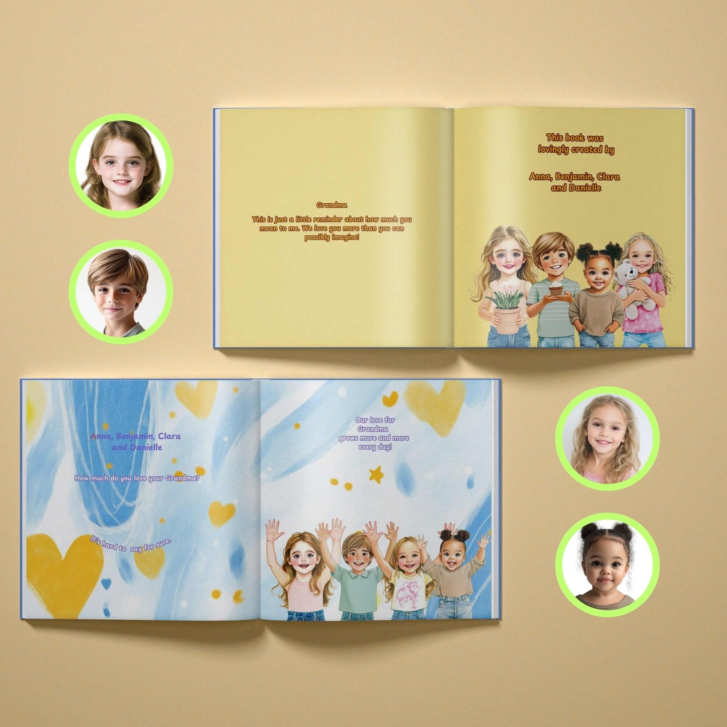 We Love Grandparents This Much! (2–4 Children)