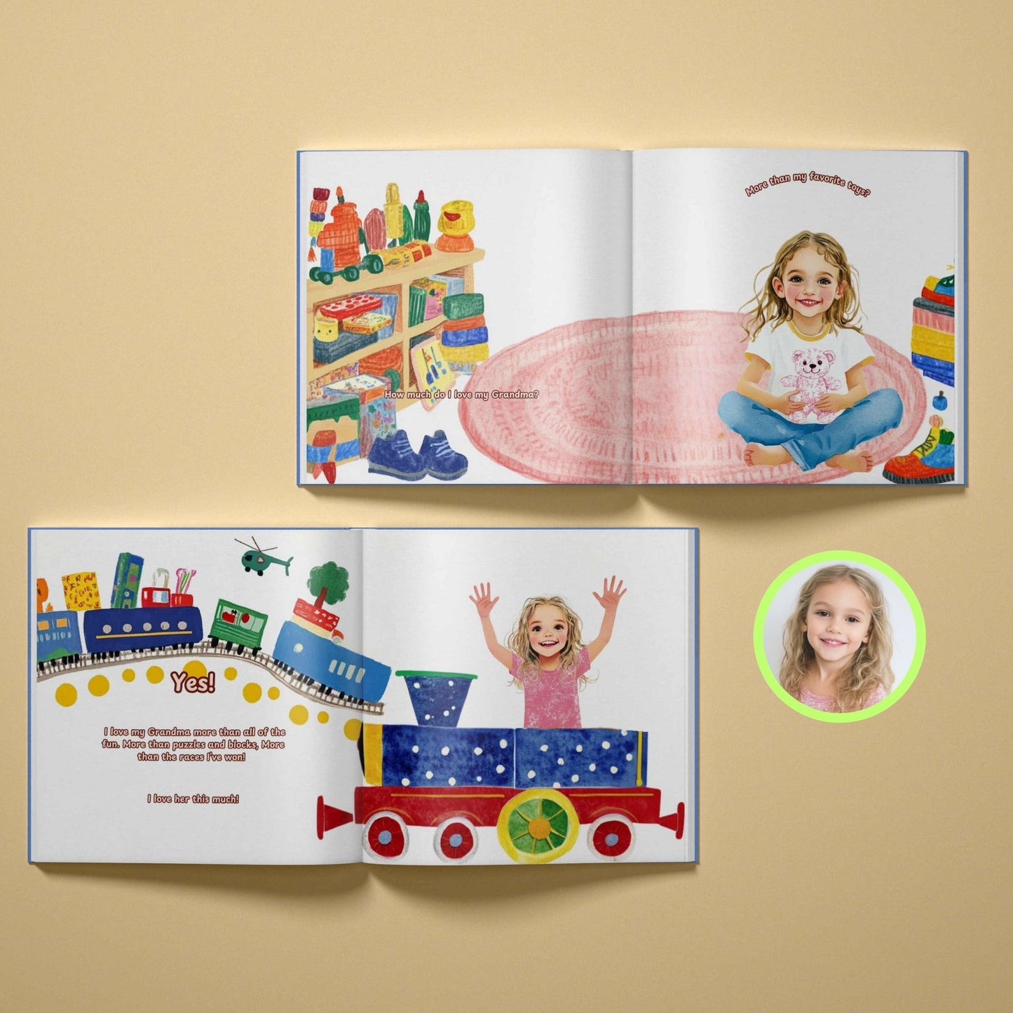We Love Grandparents This Much! (2–4 Children)