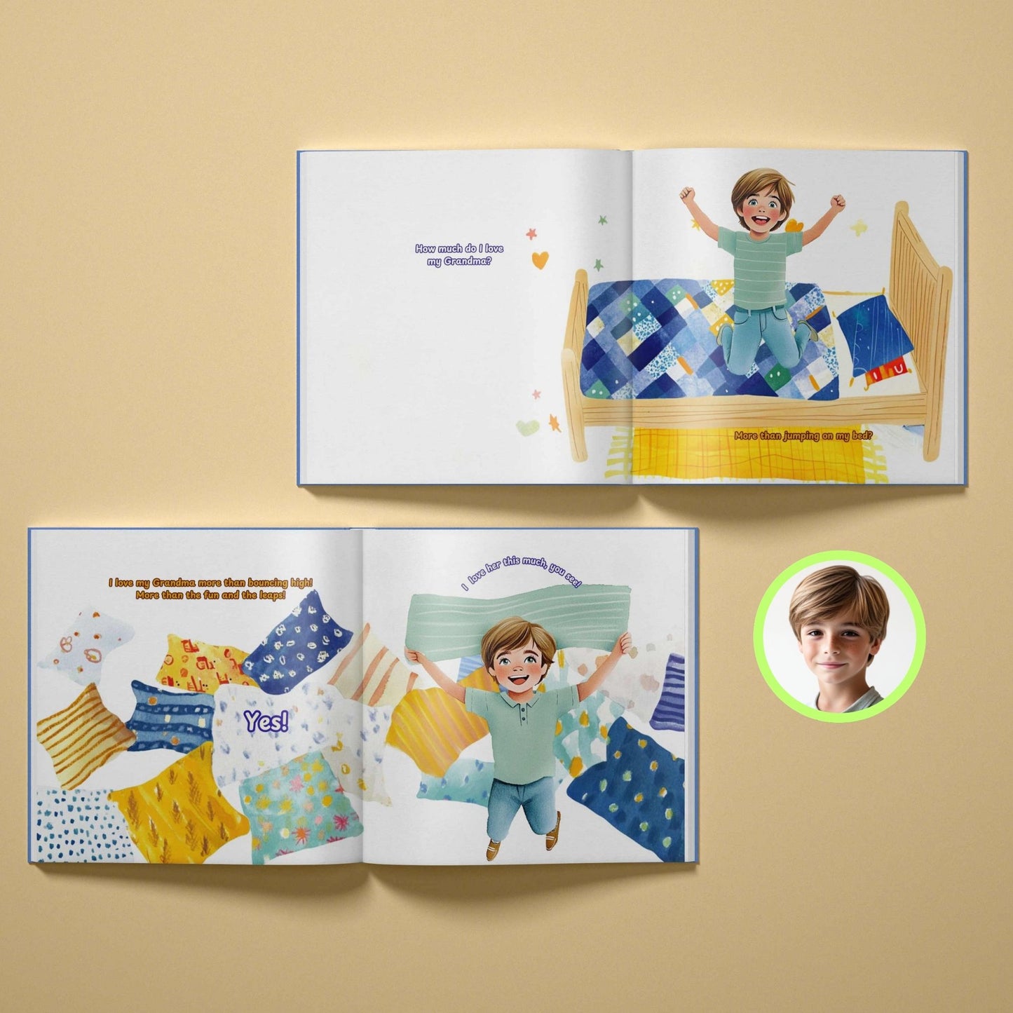 We Love Grandparents This Much! (2–4 Children)