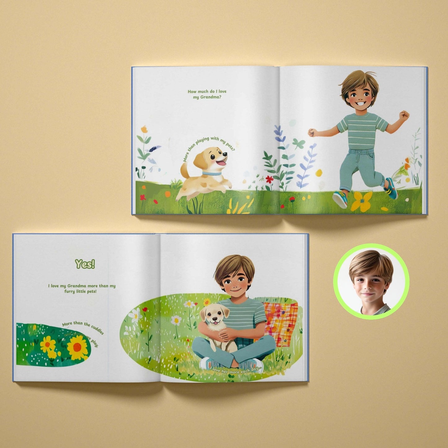 We Love Grandparents This Much! (2–4 Children)