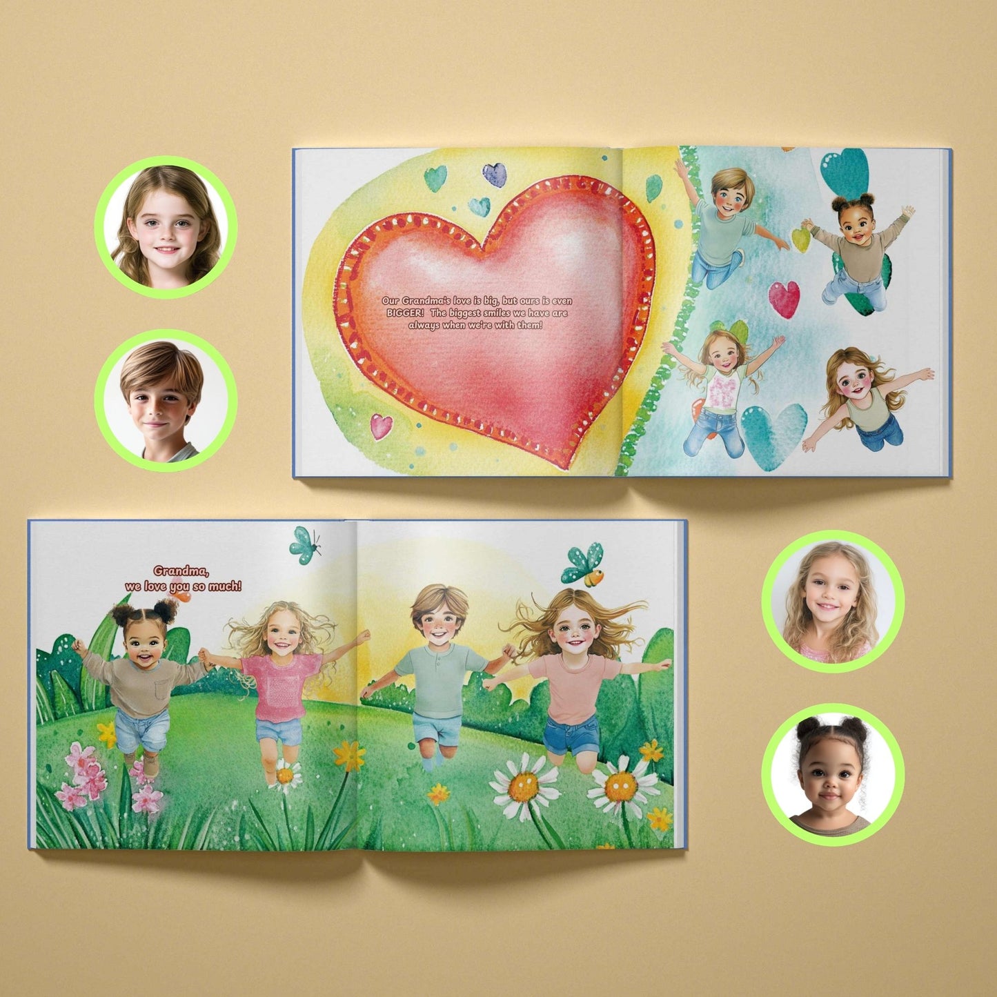 We Love Grandparents This Much! (2–4 Children)