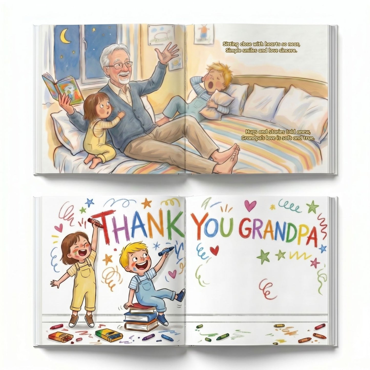Grandpa Loves You (1 - 4 Children)