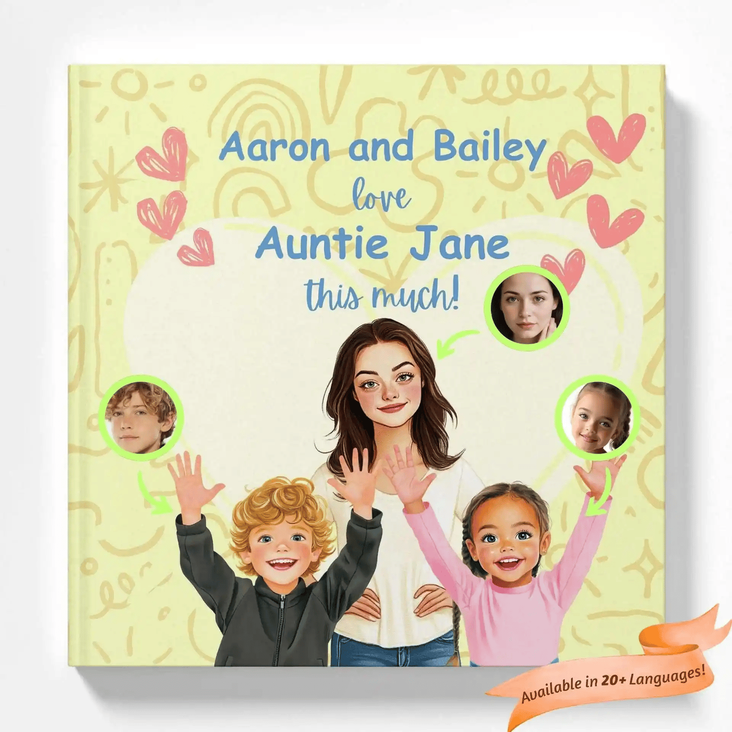 We Love Auntie/Uncle This Much! (2–4 Children)