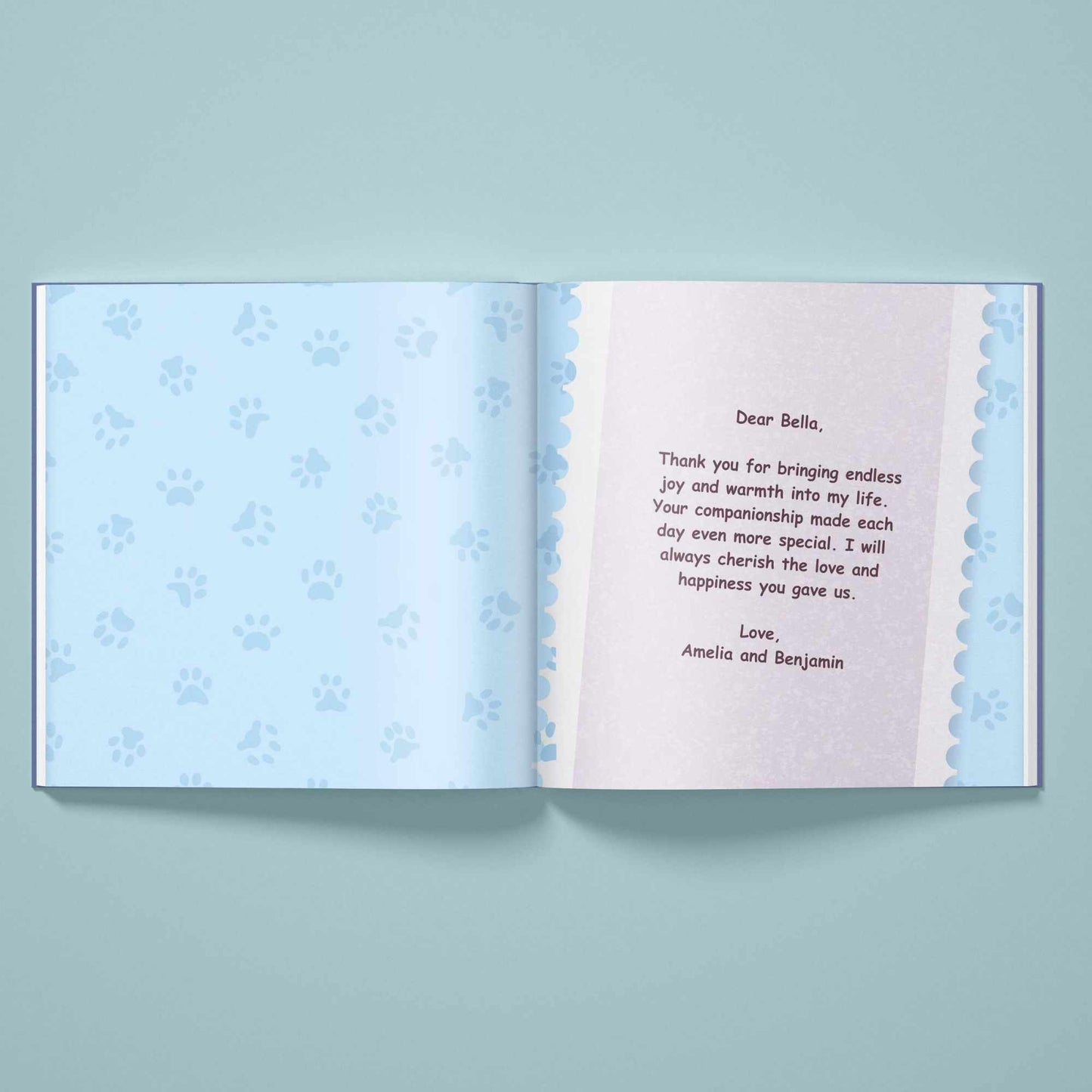 At the Edge of the Rainbow - Dog Memorial Book