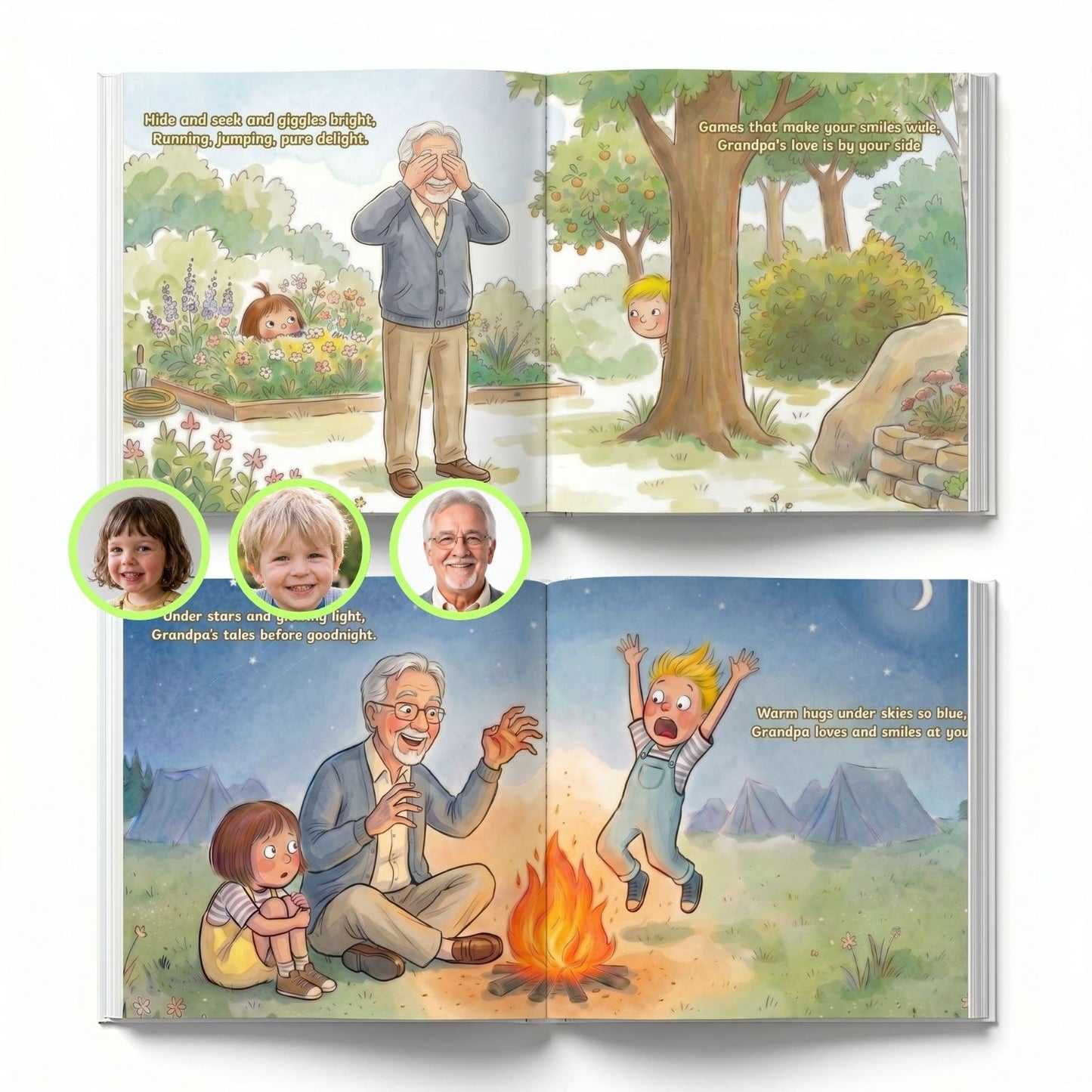 Grandpa Loves You (1 - 4 Children)