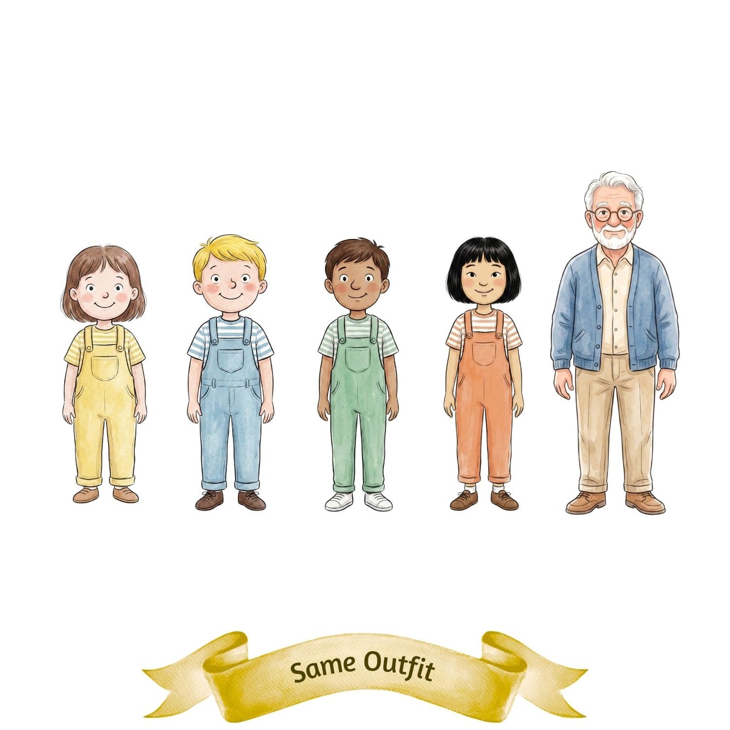 Grandpa Loves You (1 - 4 Children)