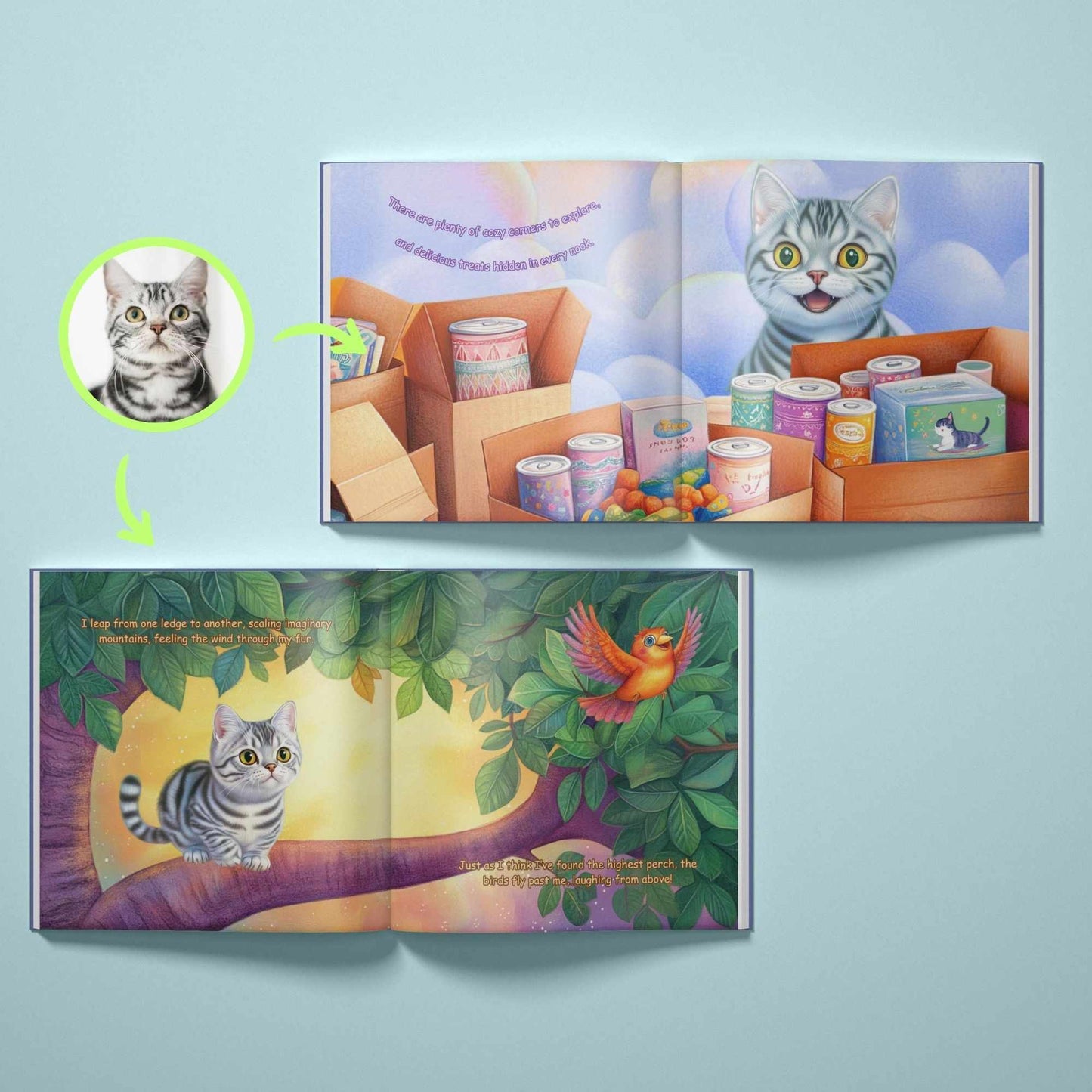 At the Edge of the Rainbow - Cat Memorial Book