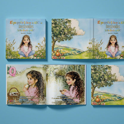 [Bilingual] My Little Book of ABC - Bilingual Alphabet Learning in Spanish, German, and French